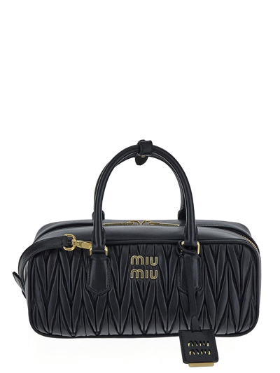 Miu Miu Matelassé-Effect Mini-Bag - Black for Women