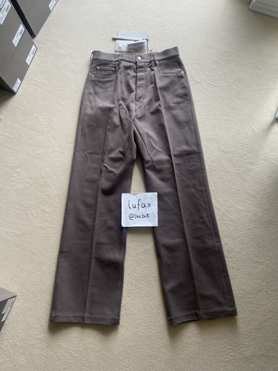 Pre-owned Rick Owens New | Fw22 Strobe Geth Denim Dust Heavy