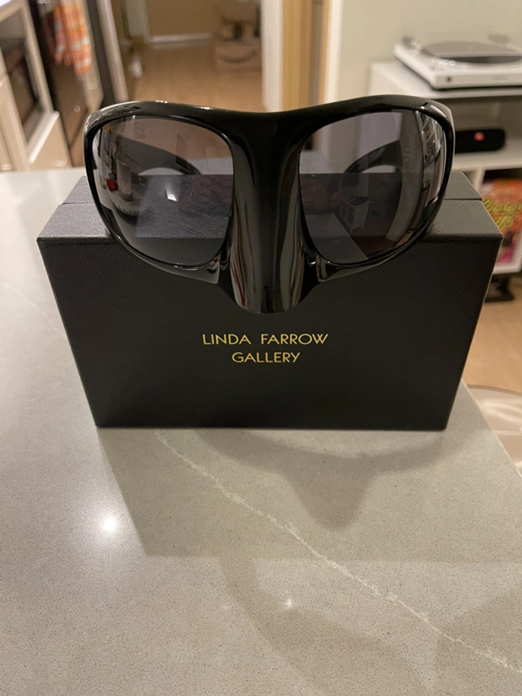 bernhard willhelm × linda farrowサングラス Sunglasses Bernhard Willhelm Black in Plastic - 47925570