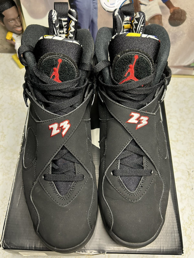 Pre-owned Jordan Brand Retro 8 ‘playoff' Shoes In Black