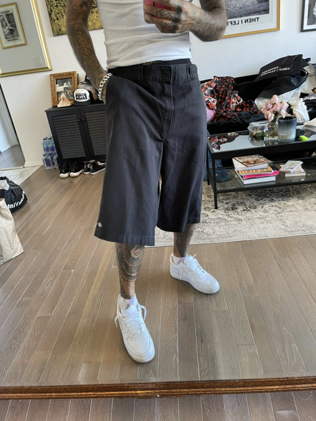 Pre-owned Dickies X Vintage Dickies Big Baggy Long Shorts Y2k In