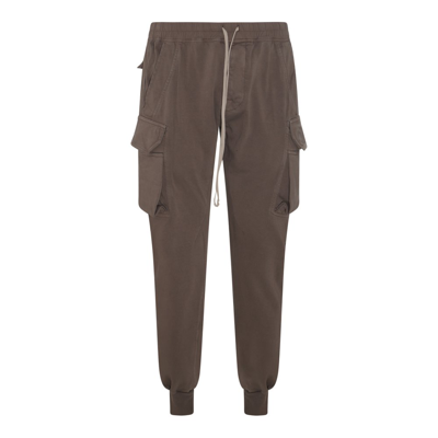 Rick Owens Drkshdw Mastodon Cut Pants In Brown