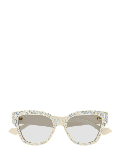 Gucci Eyewear Cat In White