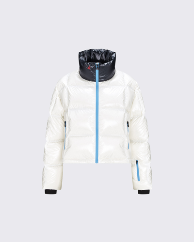 Perfect Moment Nevada Down Jacket M In Snow-white-cire
