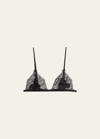 Kiki De Montparnasse Giselle Soft Lace-trim Bra In Black