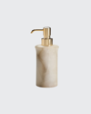 Labrazel Alisa Alabaster Pump Dispenser, Cream In Cream