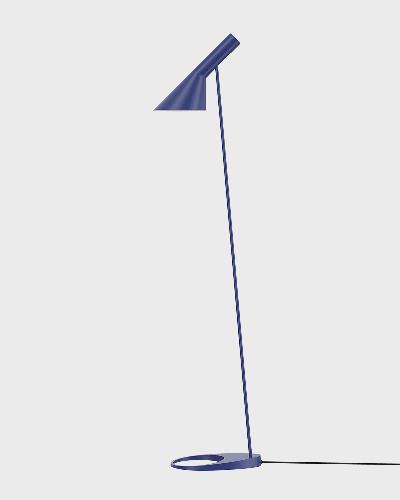 Louis Poulsen Aj Floor Lamp In Blue