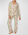 Bedhead Pajamas Printed Cotton Jersey Pajama Set In Wine List