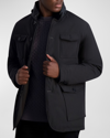 Karl Lagerfeld Puffer Blazer In Black