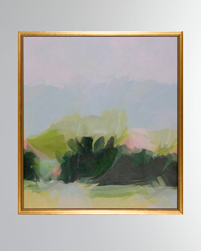Shadow Catchers Distressed Dunes Ii Giclee On Paper Wall Art In Green