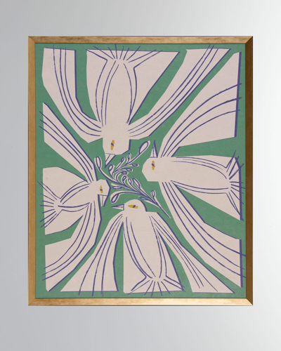 Shadow Catchers Block Flock Ii Giclee On Paper Wall Art In Multi