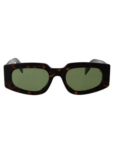 Retrosuperfuture Tetra Rectangle Frame Sunglasses In Brown