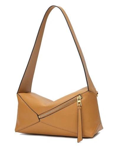 Tiffany & Fred Nappa Leather Hobo Bag In Brown
