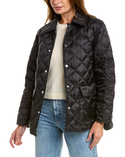 Lafayette 148 Reversible Quilted Jacket In Black