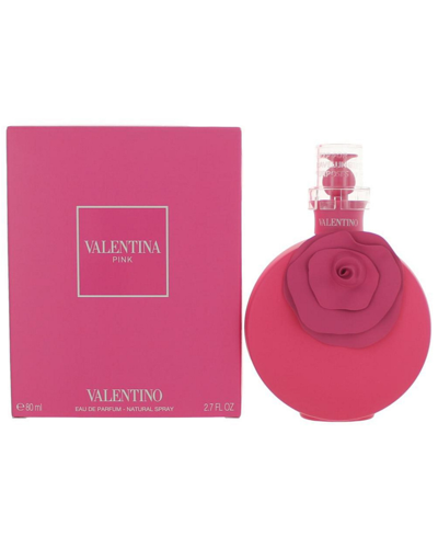 Valentino Women's 2.7oz Pink Eau De Parfum In White