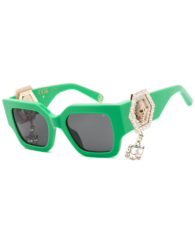 Philipp Plein Women's Spp103s 51mm Sunglasses In Green