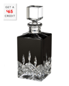 WATERFORD WATERFORD LISMORE BLACK SQUARE DECANTER 25.4OZ WITH $65 CREDIT