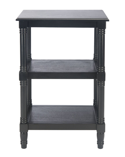 Safavieh Couture Cassie 3 Shelf Accent Table In Black