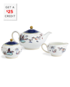 Wedgwood Wonderlust 3pc Tea Set With $25 Credit