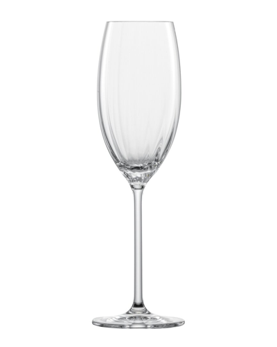 Zwiesel Glas Set Of 6 Prizma 9.7oz Champagne Flutes