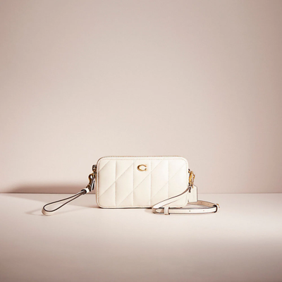 Coach Restored Kira Crossbody With Pillow Quilting In Brass/chalk
