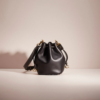 Coach Restored Camila Bucket Bag In Brass/black