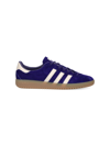 Adidas Originals Solid Color Suede Bermuda Low-top Sneakers In Purple