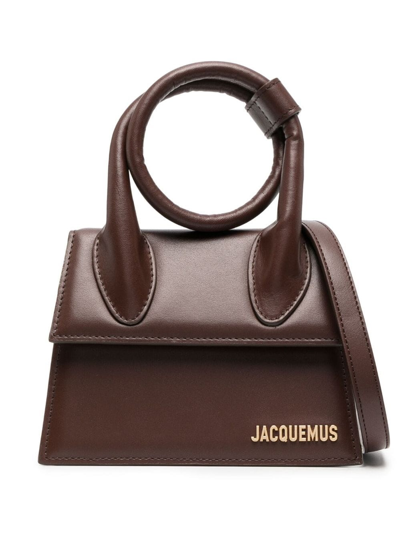 Jacquemus Le Chiquito Noeud Bag In Brown