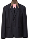 Prada Two-button Blazer In Black