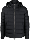 Moncler Arneb Lightweight Micro Chic Down Jacket In Black  