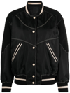 GIVENCHY BI-MATERIAL OVERSIZED LEATHER BLOUSON