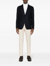 Peserico Men's Velvet Chino Trousers In Beige