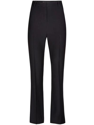 Nina Ricci Cady Straight-leg Mid-rise Woven Trousers In Black  