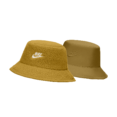 Nike Unisex Apex Reversible Bucket Hat In Brown