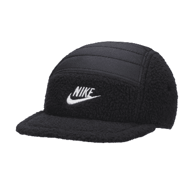 Nike Unisex Fly Cap Unstructured 5-panel Flat Bill Hat In Black