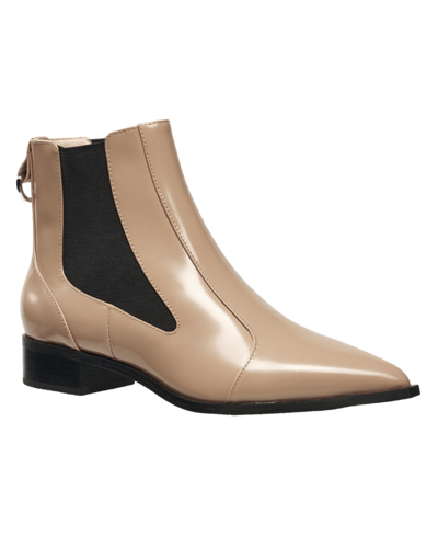 French Connection Women's Leo Pull-on Ankle Booties In Tan