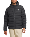 The North Face Big Aconcagua 3 Nf0a84kf Men's Black Hooded Jacket Size 5x Ncl447 In Asphalt Grey