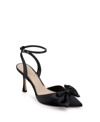 Jewel Badgley Mischka Yanna Evening Pump In Black Satin