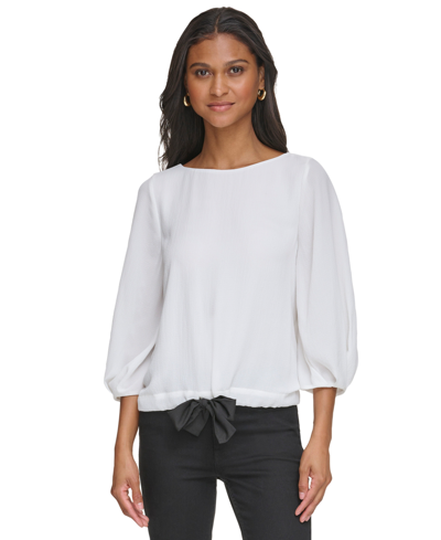 Calvin klein white blouse deals