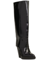 Vince Camuto Nanfala Foldover Shaft Pointed Toe Boot In Black