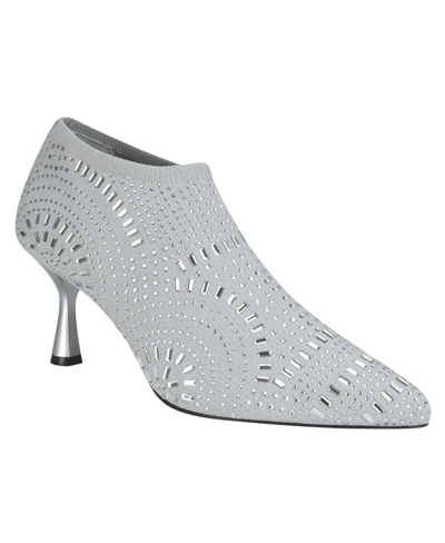 Impo Women's Victory Stretch Knit Ankle Booties In Gray,silver