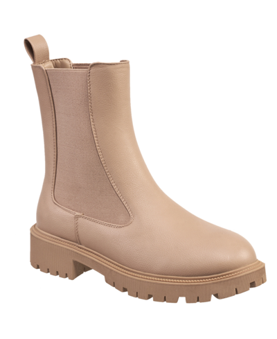 French Connection Women's Reyeh Lug Sole Boots In Taupe