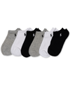 POLO RALPH LAUREN WOMEN'S 6-PK. FLAT KNIT LOW-CUT SOCKS