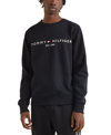 TOMMY HILFIGER MEN'S EMBROIDERED LOGO FLEECE SWEATSHIRT