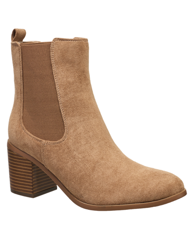 French Connection Women's Bringition Block Heel Booties In Taupe