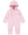 Nike Essentials Hooded Coverall Baby Coverall In Pink