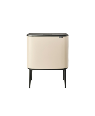 Brabantia Bo Touch Top Trash Can, 9.5 Gallon, 36 Liter In Soft Beige