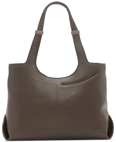 Calvin Klein Monogram Satchel Handbag, $141, .com