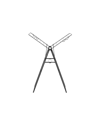Brabantia Hang On Clothes Drying Rack, 49', 15 Meters In Matte Black
