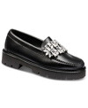 GH BASS G.H.BASS WOMEN'S WHITNEY CRYSTAL LUG WEEJUNS LOAFER FLATS